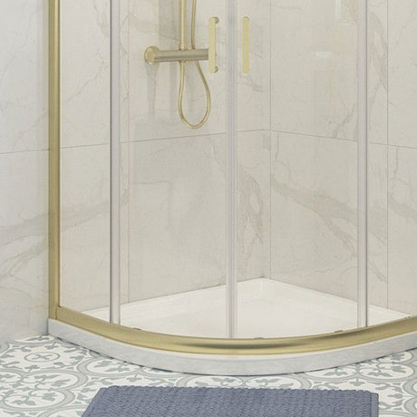 Tabo Splash Modo 2 Door Quadrant Brushed Brass