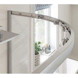 Tabo Splash Modo 2 Door Quadrant (chrome pictured)