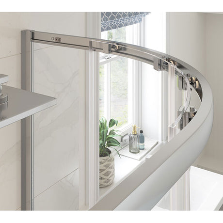 Tabo Splash Modo 2 Door Quadrant (chrome pictured)