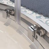 Tabo Splash Modo 2 Door Quadrant (chrome pictured)