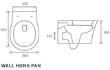 Savino Rimless Wall Hung WC