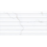 Toledo White Decor Matt Wall Tile 30 x 60cm