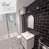 Town Black Gloss Ceramic Wall Tiles