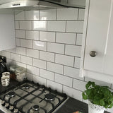 Town White Gloss Ceramic Wall Tiles