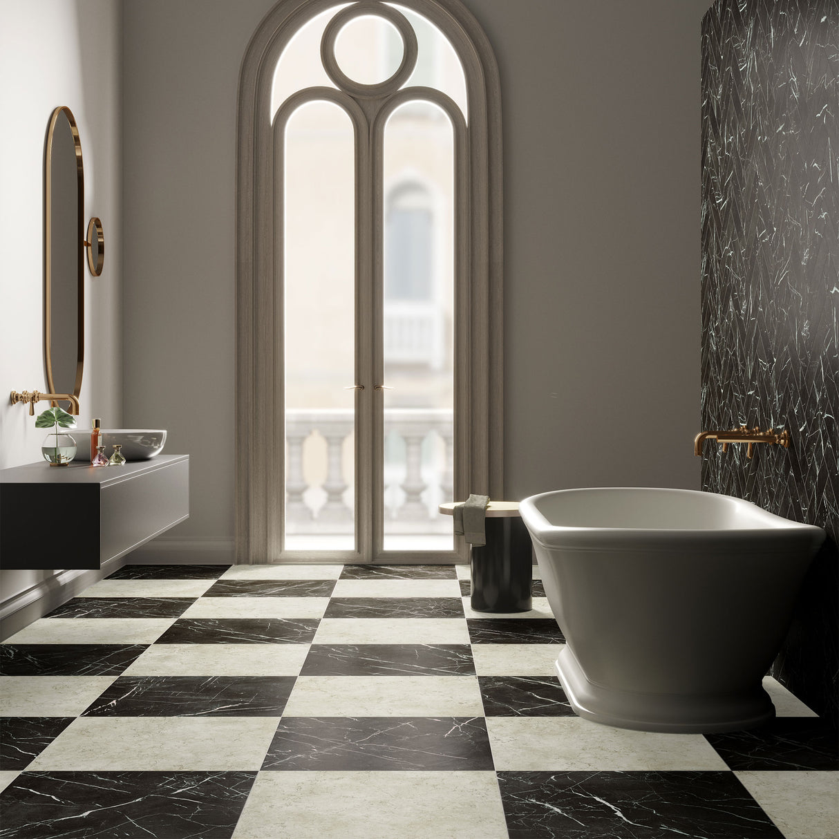 MARMOREA BIANCONE & NERO MARQUINIA 
