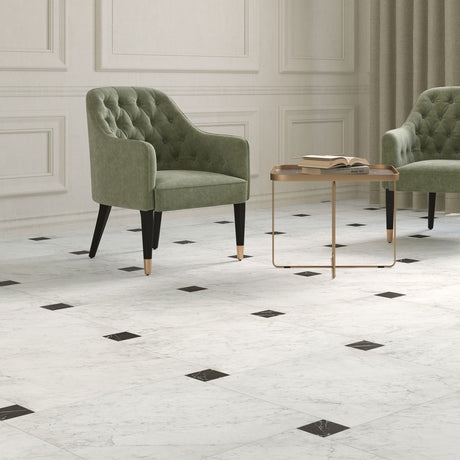 MARMOREA VERDE NERO & CARRARA