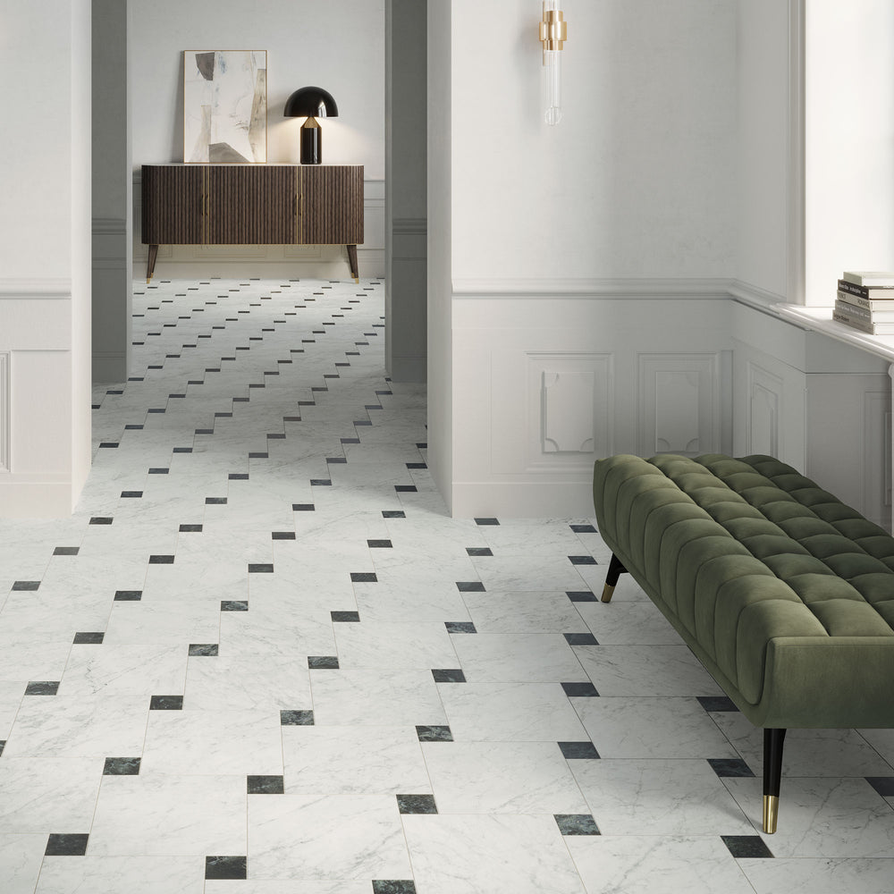MARMOREA VERDE NERO & CARRARA