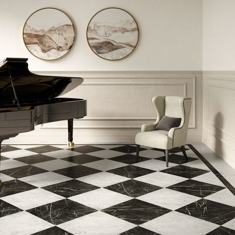 MARMOREA NERO & CARRARA