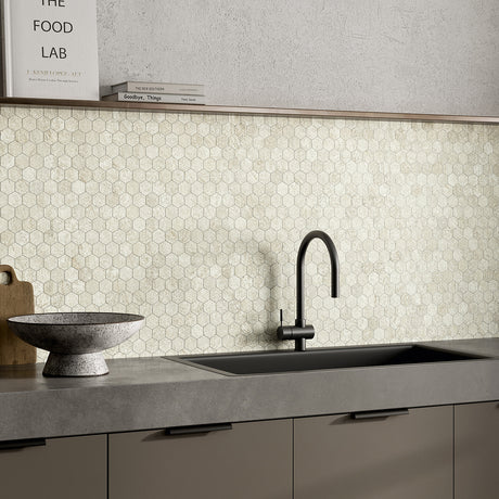 Unicom Starker Arenite Avorio Mosaico Esagono