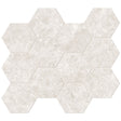 Unicom Starker Blooming Stone Alabaster White Hexagon 30 x 34cm
