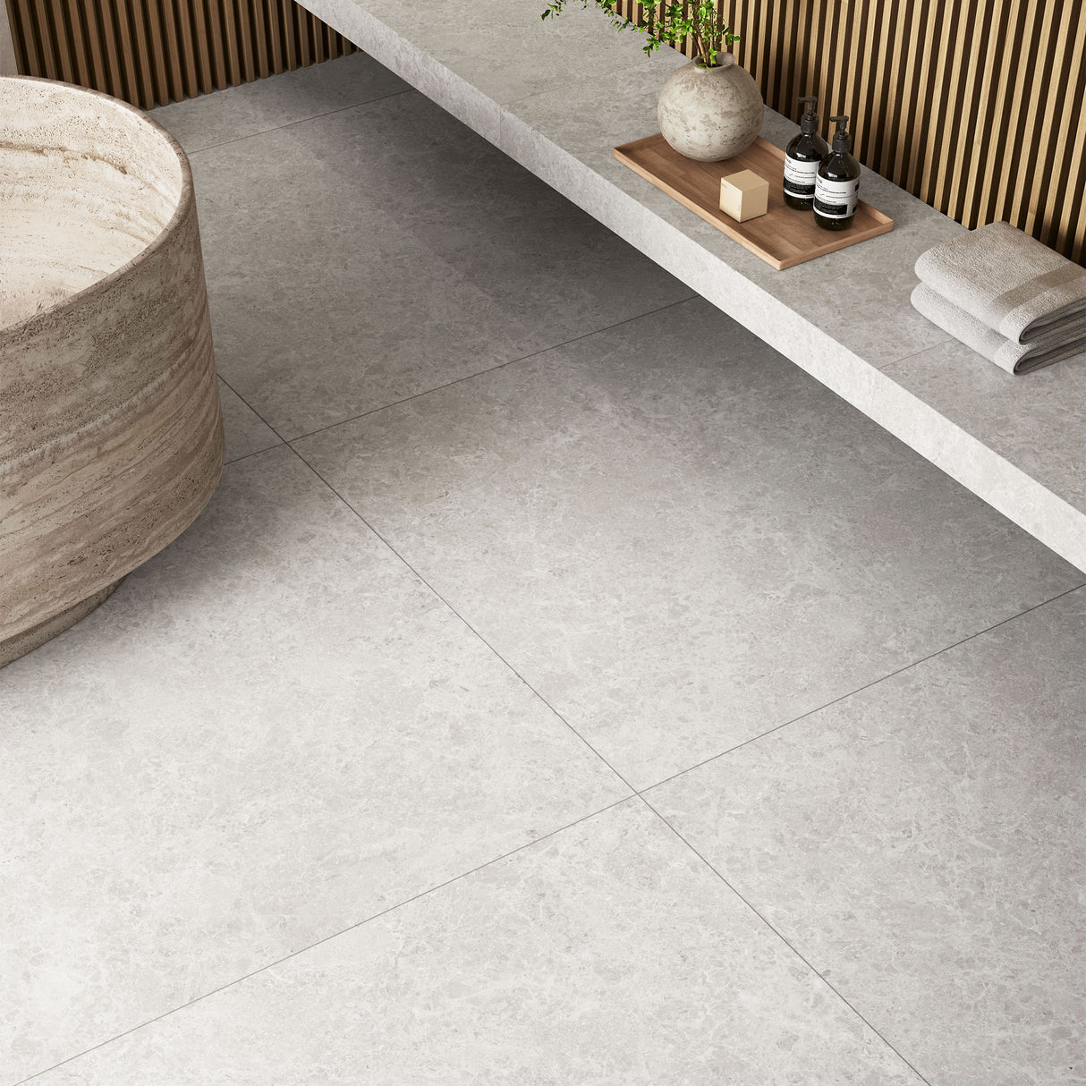 Unicom Starker Blooming Stone Alabaster White Rett Wall & Floor Tiles