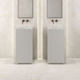 Unicom Starker Blooming Stone Alabaster White Rett Wall & Floor Tiles