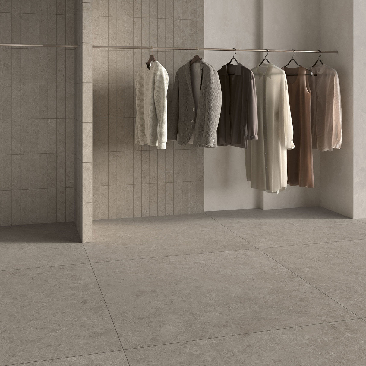 Unicom Starker Blooming Stone Light Clay Rett Wall & Floor Tiles