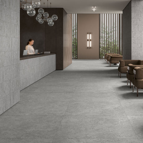 Unicom Starker Blooming Stone Misty Grey Rett Wall & Floor Tiles