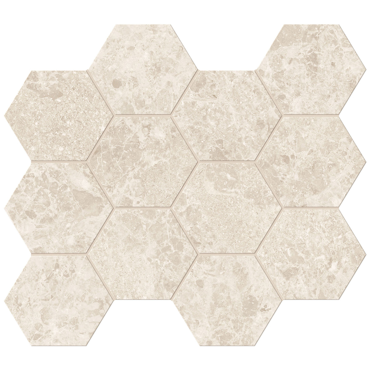 Unicom Starker Blooming Stone Sunny Beige Hexagon 30 x 34cm