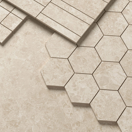 Unicom Starker Blooming Stone Sunny Beige mosaics and tiles