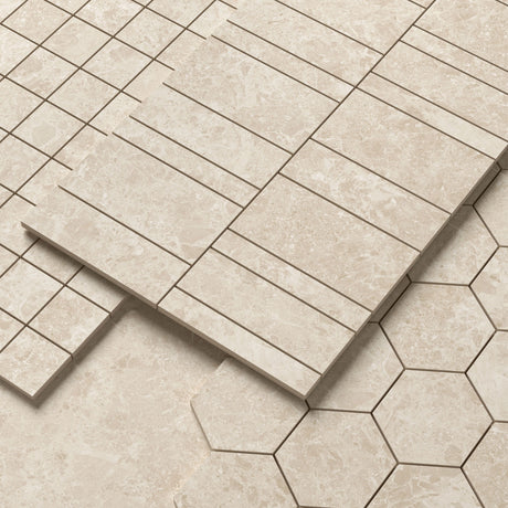 Unicom Starker Blooming Stone Sunny Beige tiles and mosaics
