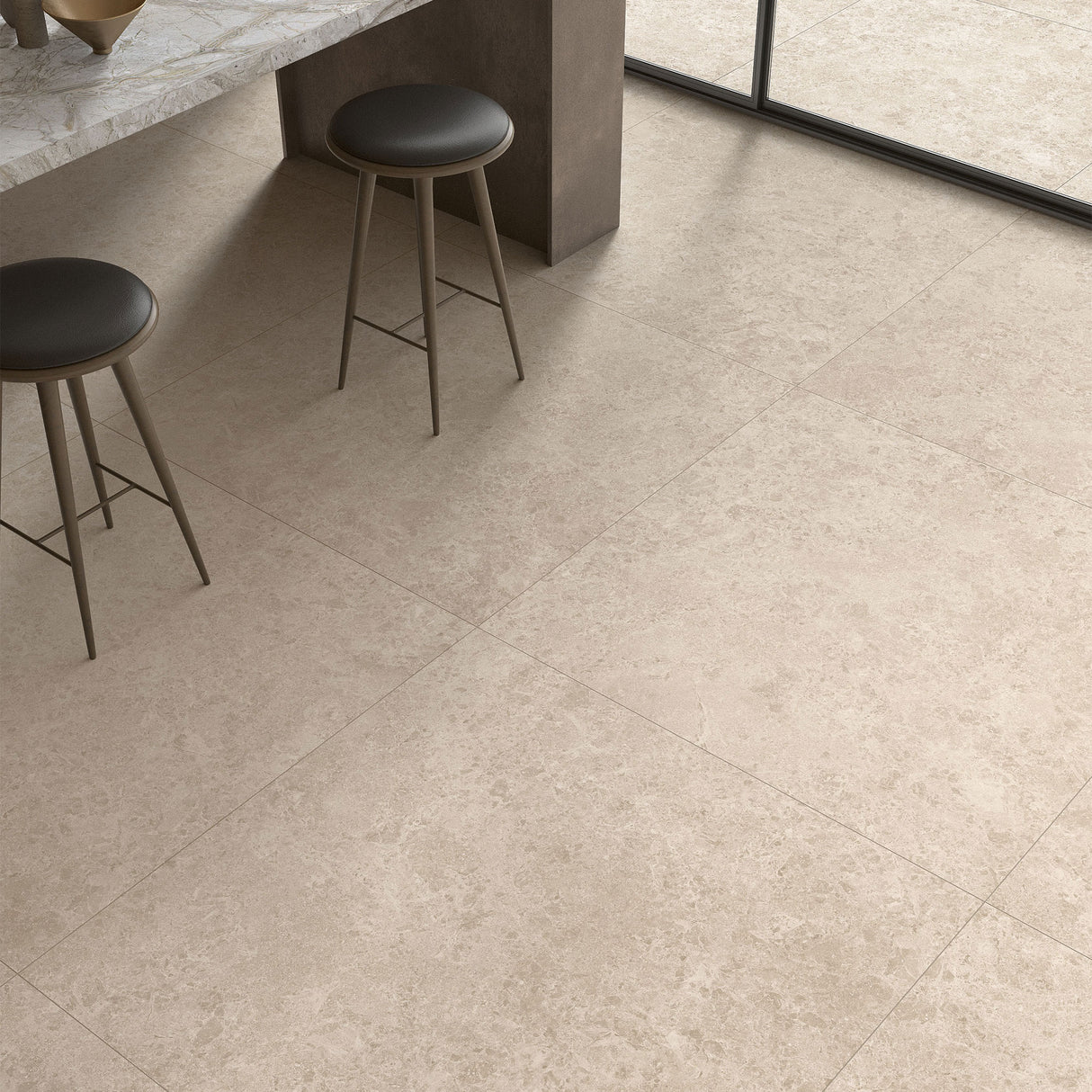 Unicom Starker Blooming Stone Sunny Beige Rett Wall & Floor Tiles