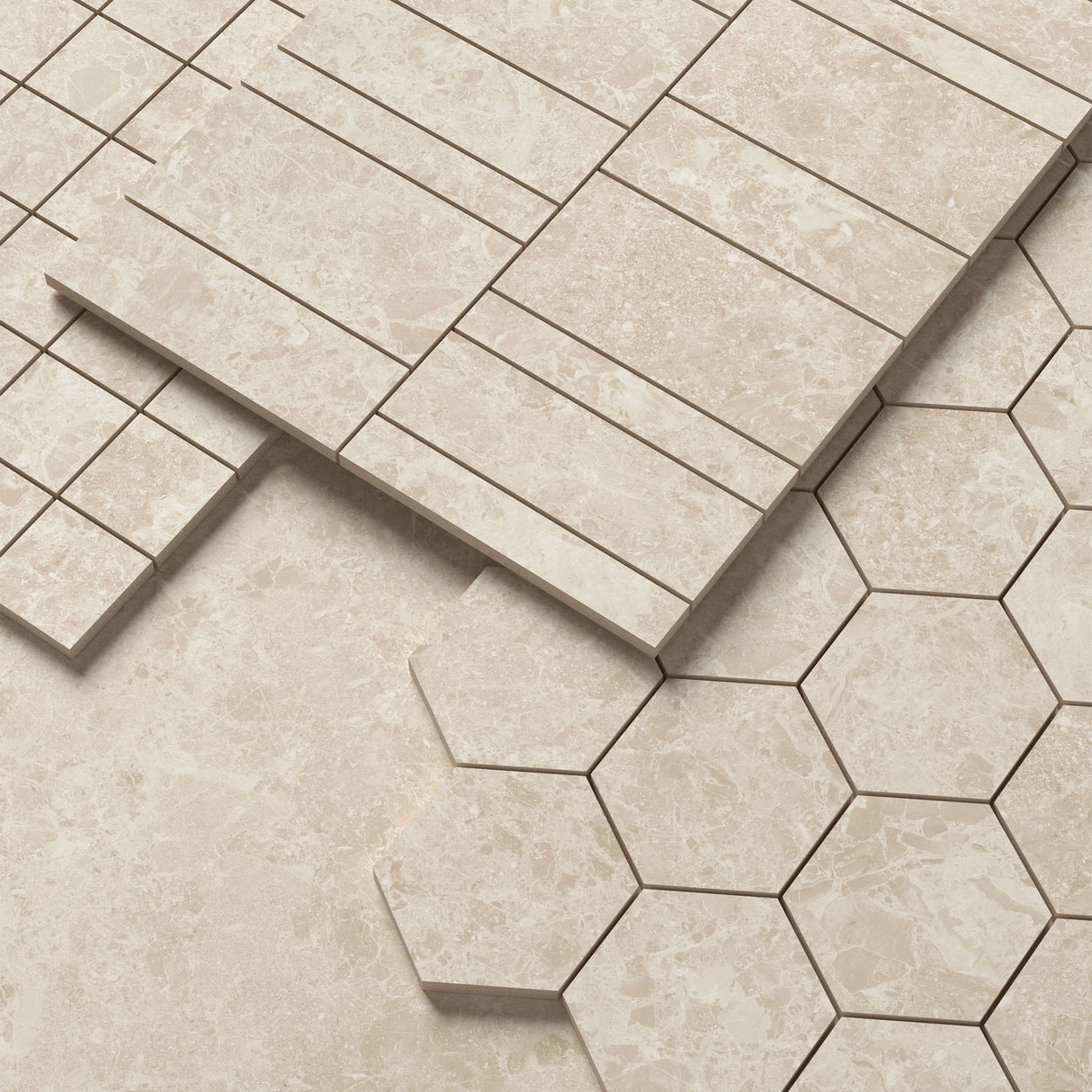 Unicom Starker Blooming Stone Sunny Beige tiles and mosaics