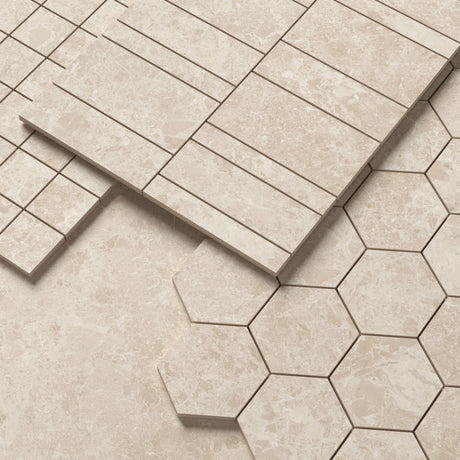 Unicom Starker Blooming Stone Sunny Beige tiles and mosaics