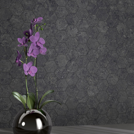 Unicom Starker Blooming Stone Thunder Black Hexagons