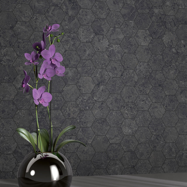 Unicom Starker Blooming Stone Thunder Black Hexagons
