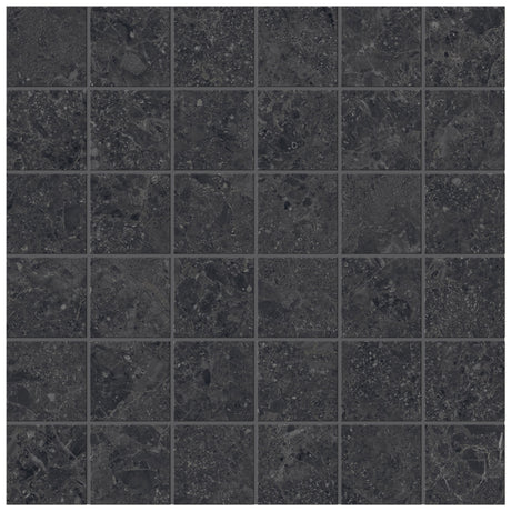 Unicom Starker Blooming Stone Thunder Black Mosaico 30 x 30cm