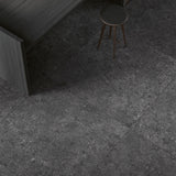 Unicom Starker Blooming Stone Thunder Black Rett Wall & Floor Tiles