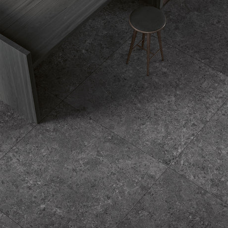 Unicom Starker Blooming Stone Thunder Black Rett Wall & Floor Tiles