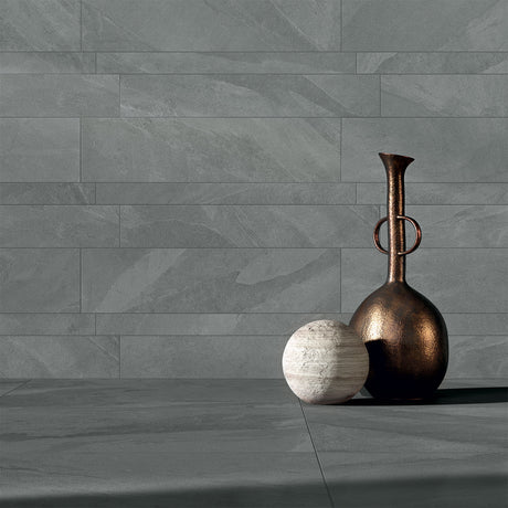 Unicom Starker Brazilian Slate Elephant Grey Rett Tiles