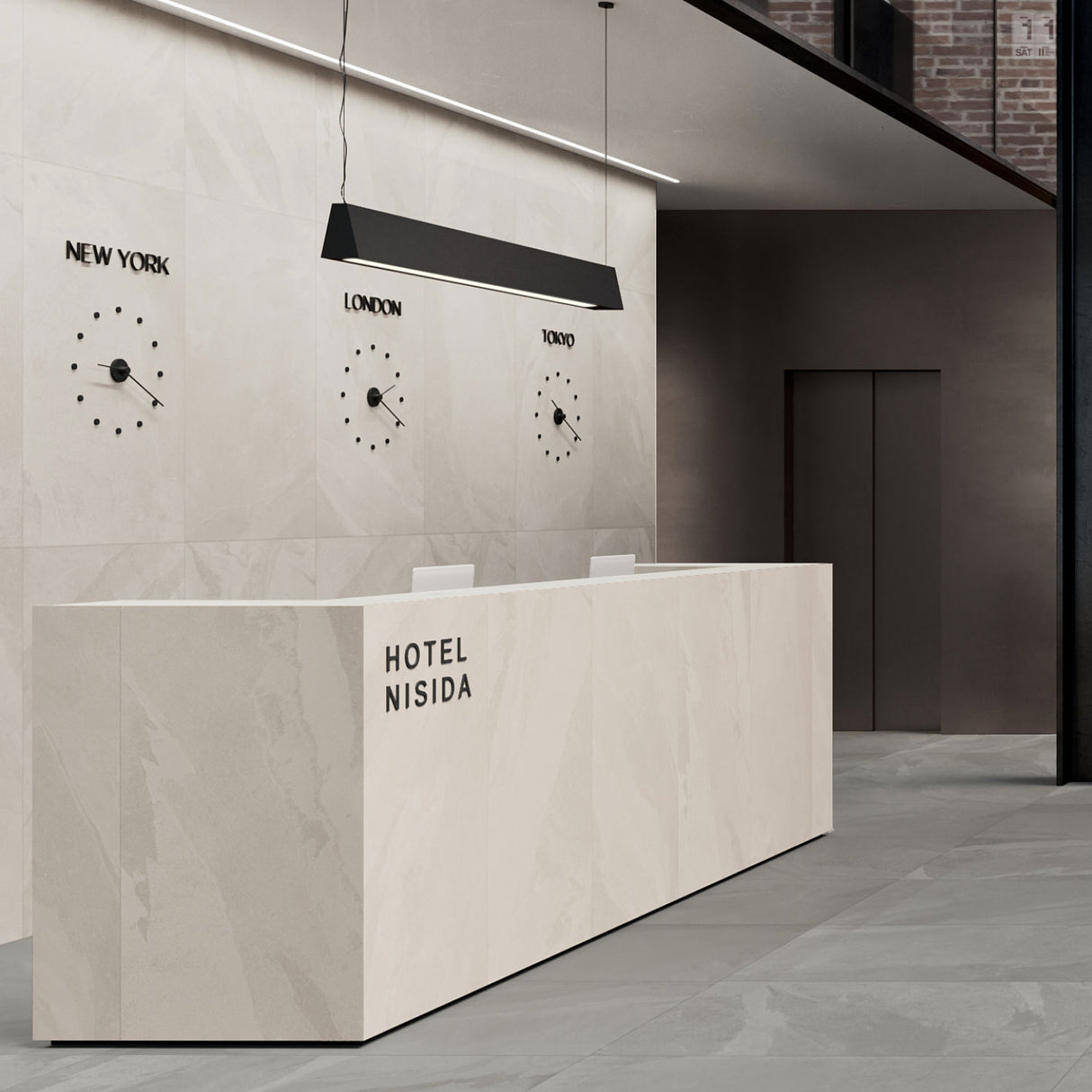 Unicom Starker Brazilian Slate Oxford White Rett Tiles