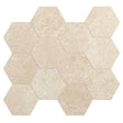 Unicom Starker Châteaux Beige Hexagon Mosaic 30 x 34cm