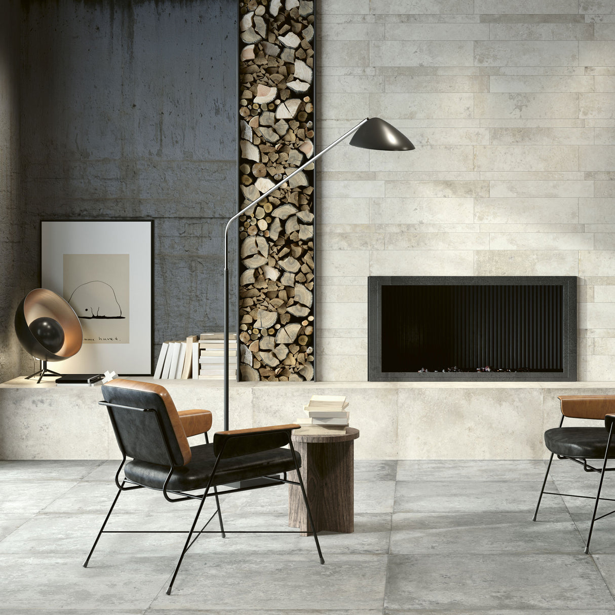 Unicom Starker Debris Talc (& Cinder) Rett Tile