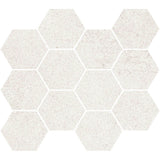 Unicom Starker Living Caolino Hexagon Mosaic 30 x 34cm