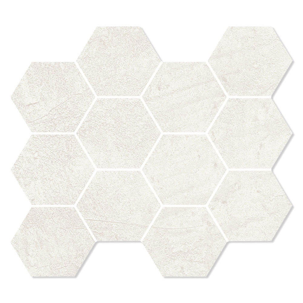 Unicom Starker Living Caolino Hexagon Mosaic 30 x 34cm