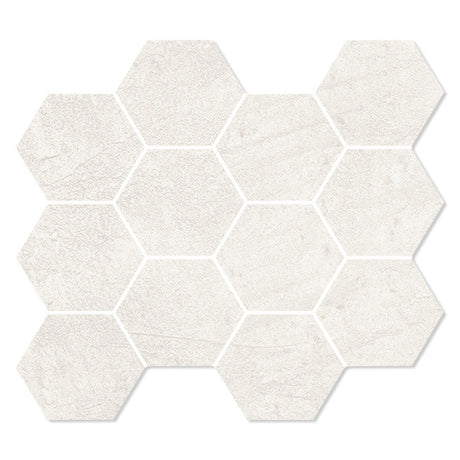 Unicom Starker Living Caolino Hexagon Mosaic 30 x 34cm