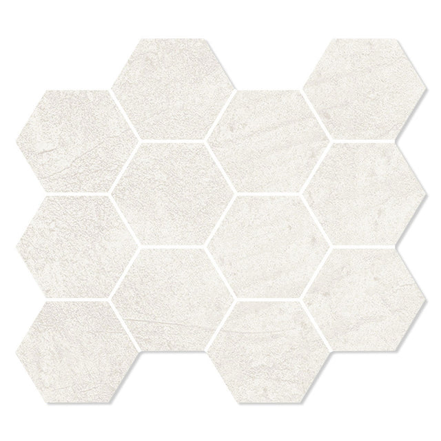 Unicom Starker Living Caolino Hexagon Mosaic 30 x 34cm