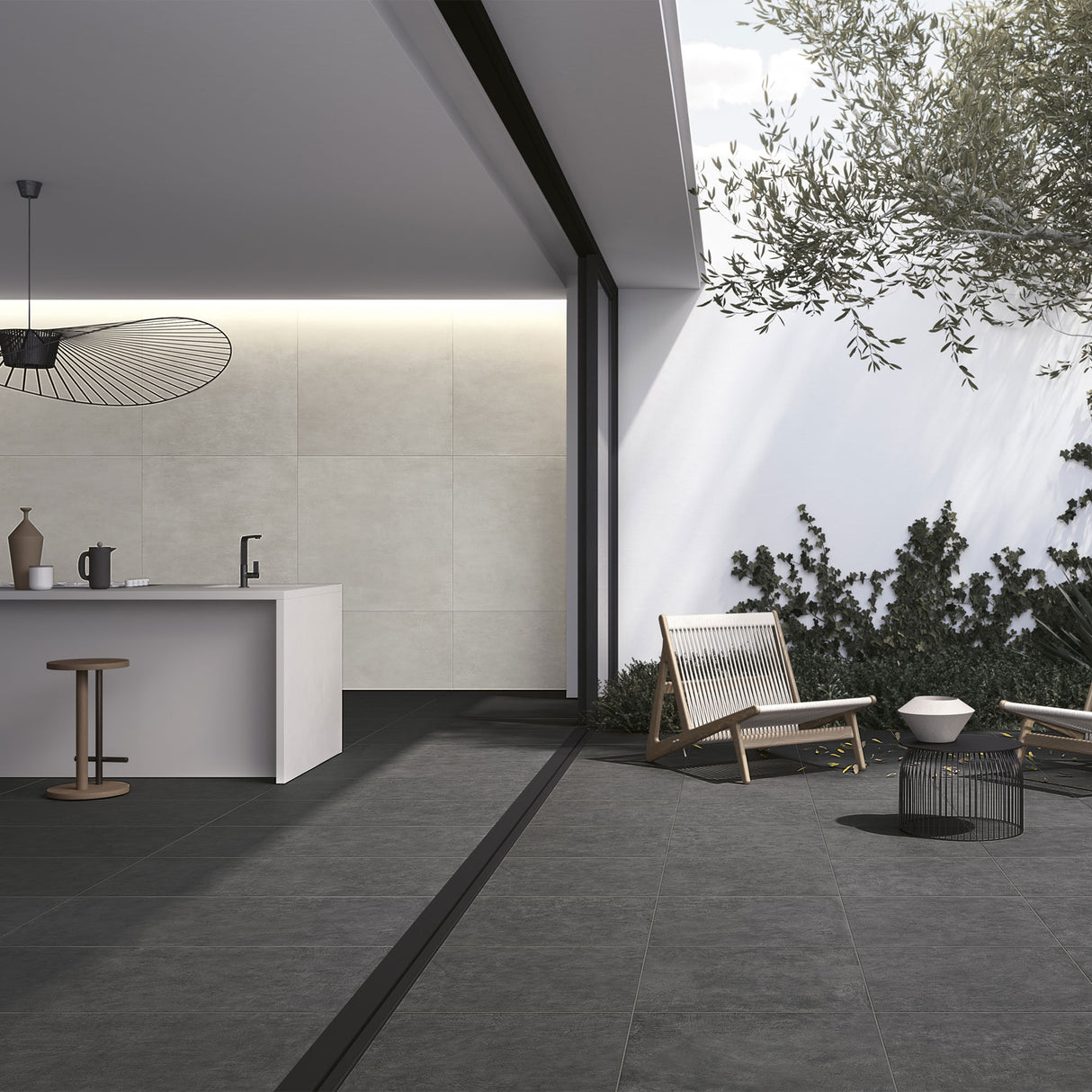 Unicom Starker Living Grafite Rett Wall & Floor Tiles