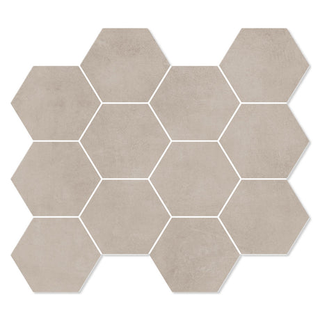 Unicom Starker Living Sabbia Hexagon Mosaic 30 x 34cm