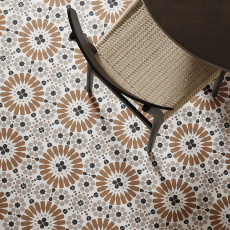 Unicom Starker Living Terracotta Geometric Wall & Floor Decor