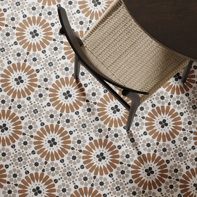 Unicom Starker Living Terracotta Geometric Wall & Floor Decor