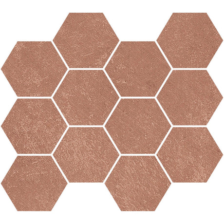 Unicom Starker Living Terracotta Hexagon Mosaic 30 x 34cm