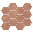 Unicom Starker Living Terracotta Hexagon Mosaic 30 x 34cm