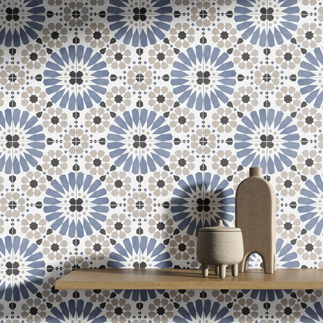 Unicom Starker Living Zaffiro Geometric Wall & Floor Decor