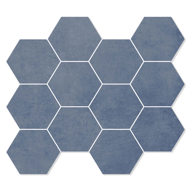 Unicom Starker Living Zaffiro Hexagon Mosaic 30 x 34cm