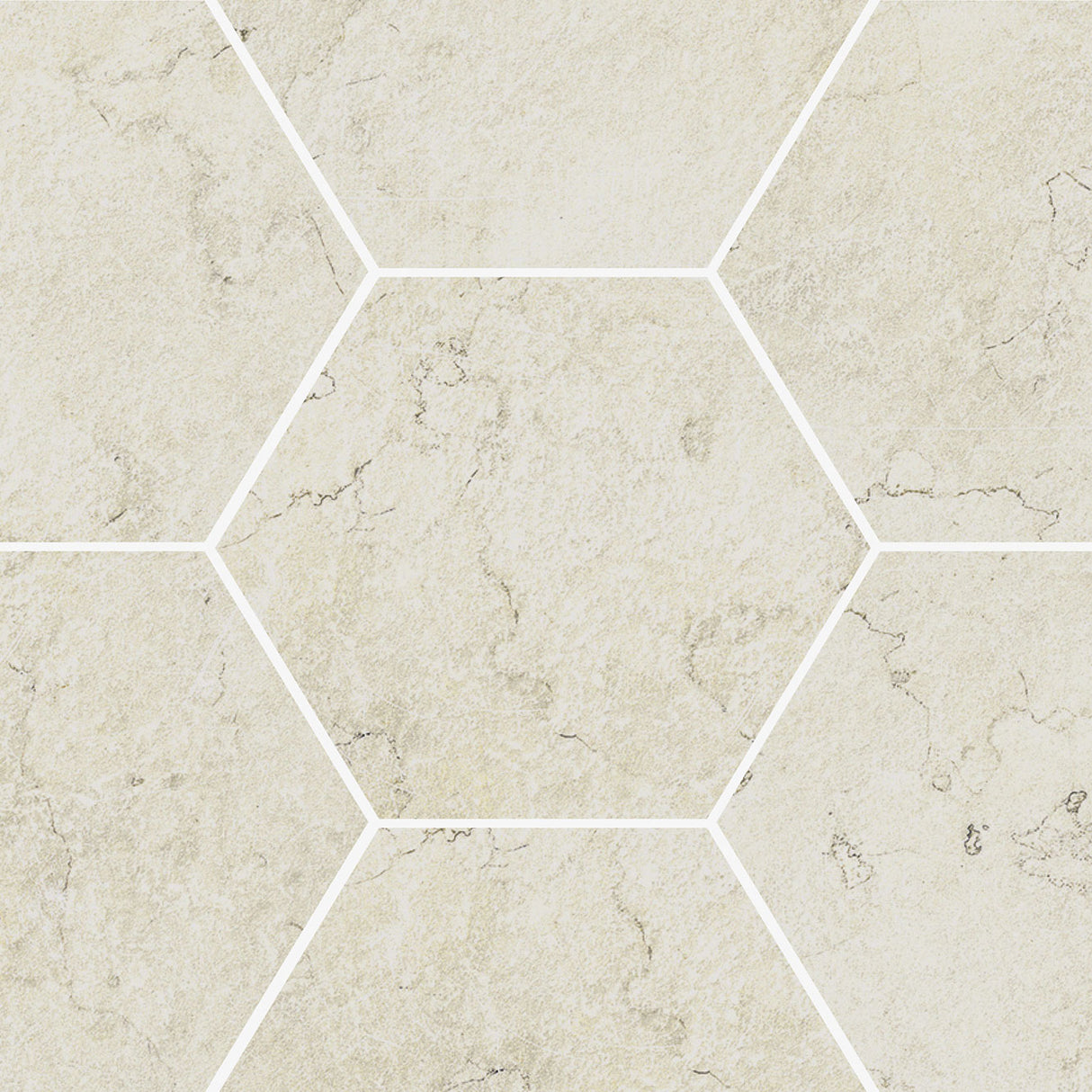 Unicom Starker Marmorea Biancone Hexagon (detail)