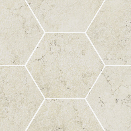 Unicom Starker Marmorea Biancone Hexagon (detail)