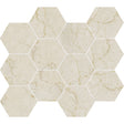 Unicom Starker Marmorea Botticino Hexagon Mosaic 30 x 34cm