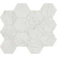 Unicom Starker Marmorea Carrara Hexagon Mosaic 30 x 34cm