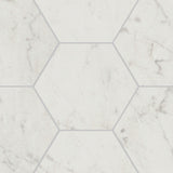 Unicom Starker Marmorea Carrara Hexagon (detail)